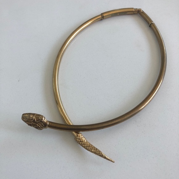 Isabel Marant Jewelry - Isabel Marant Brass Snake Choker